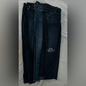 Bundle of 3 pairs AG the legging ankle jeans